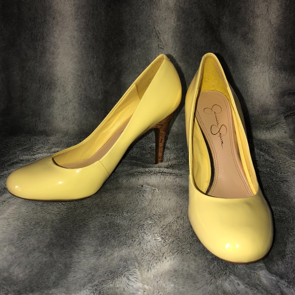 Jessica Simpson Yellow Pump